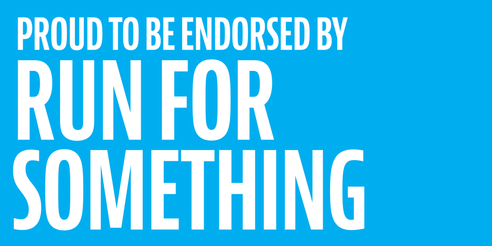 run for something endorsement